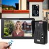 9-дюймовый проводной Wi-Fi доступ дверной телефон отпечаток пальца пароль IC карта удаленная разблокировка видеодомофон