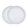 2PCS 5inch Mesh Protective Cover Sound Cover Speaker Loudspeaker Cover Decoration(White White)