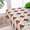 Новая китайская скатерть для вышивки крестиком, кружевная скатерть с вышивкой, нескользящая подставка для столовых приборов, пылезащитная чайная скатерть, износостойкая скатерть