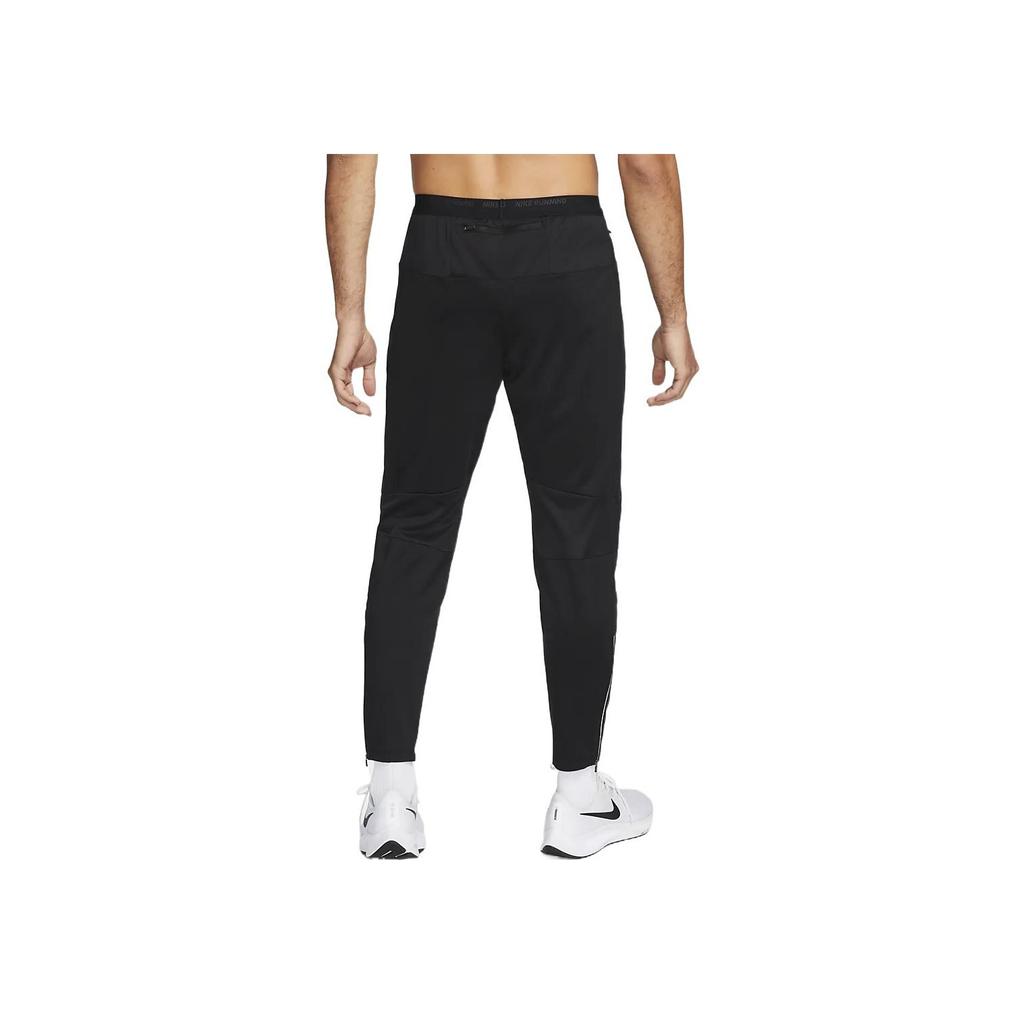 Nike FW22 Однотонные Спортивные Брюки Зауженные с Принтом Логотипа Мужские Штаны Черный DQ4741-010