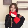 New Christmas New Red New Year's Day Scarf Women's Winter Warm Atmosphere Versatile Scarf