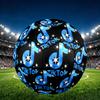1pc Size 5 Neon Music Note Design Soccer Ball - Anti-slip Football for Outdoor Sports Activities, Durable Ball for Game Play