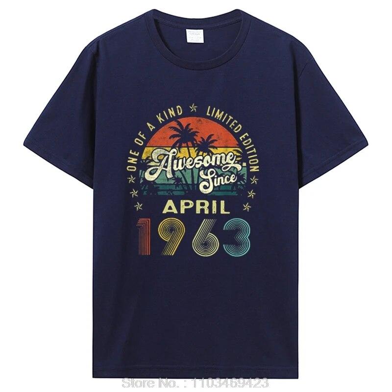 Потрясающая футболка с подарками на день рождения с 1963 года, футболка унисекс с графическим рисунком, хлопковые футболки, одежда 1963 года рождения