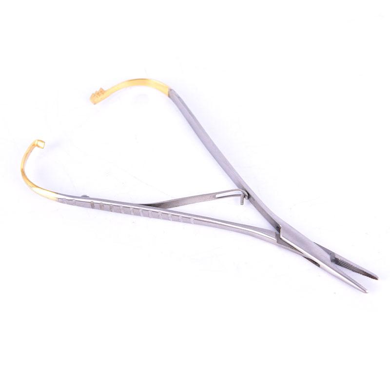 Dental Mathieu Needle Holder Pliers Stainless Steel 14Cm Orthodontic Tweezer
