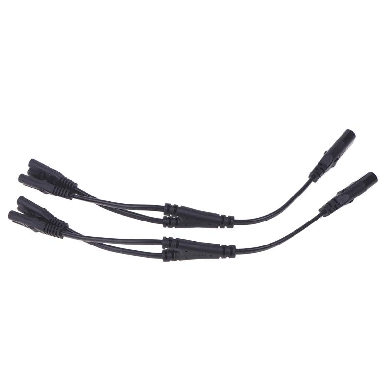 IEC 320 C8 2Pin Male To 2 X C7 Female Y Split Power Cable Около 28 см IEC 320 C7 To C8 Удлинительные шнуры C8 Male To C7 Female Cable