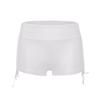 Women's Solid Color Bottomed Flat Angle Sports Yoga Shorts And Beach Swimming Trunks