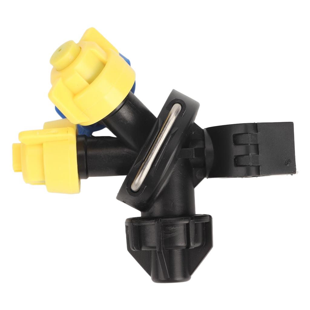 High Pressure Atomization Sprayer Nozzle 3 Heads Fan Shaped Agricultural Pesticide Mist Nozzle Drip Proof Tractor Nozzle