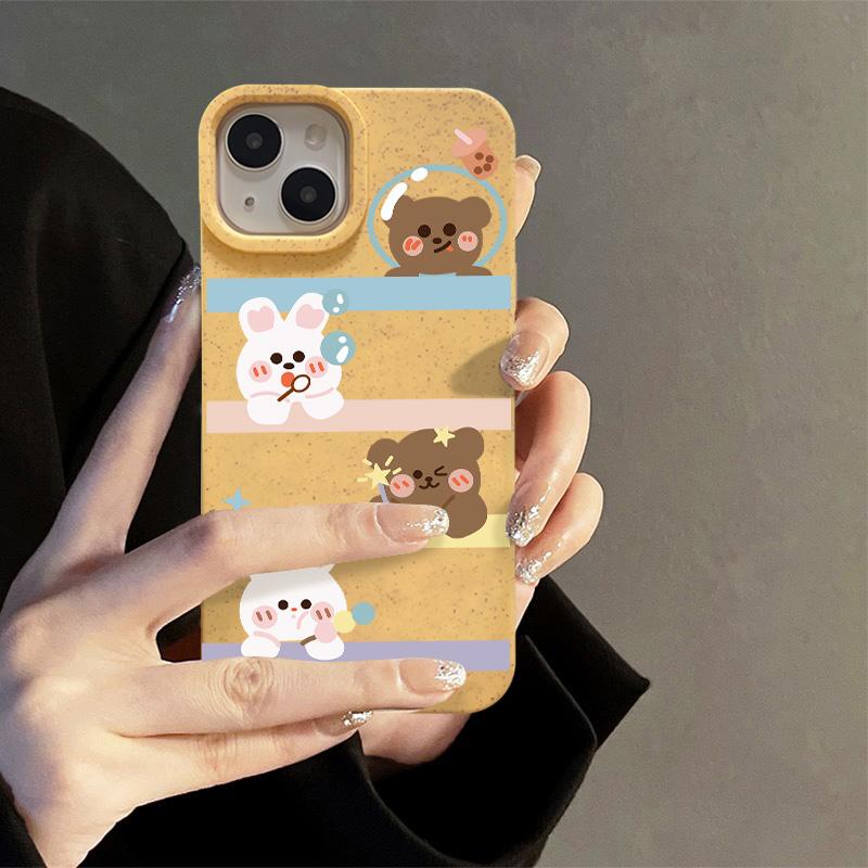 Mobile Phone Cases for iPhone 11 13 XR 15 Pro Max 12 14 Pro Max Case iPhone 16 7 Plus 8 Plus XS Max Degradable and Environmentally Friendly