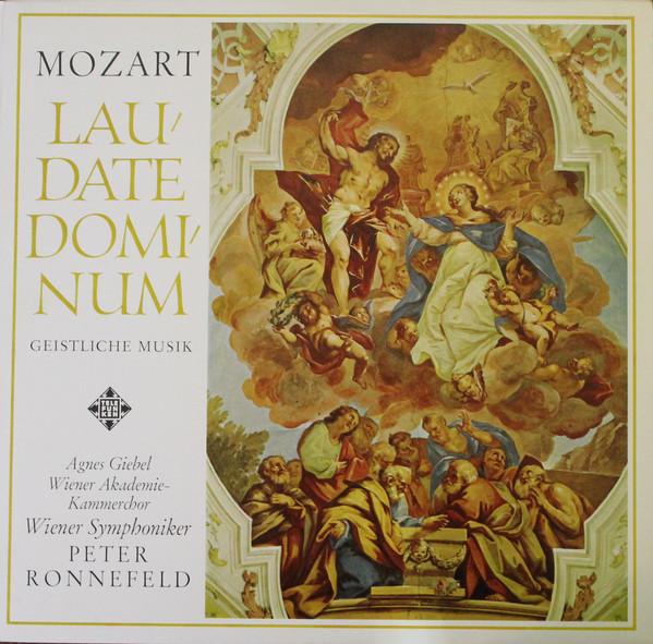 Виниловая пластинка ВОЛЬФГАНГ АМАДЕЙ МОЦАРТ АГНЕС ГИ Laudate Dominum Духовная музыка SLT43094 Telefunken 1966 Германия Классика Б/У