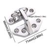 316 Stainless Steel Boat Hinge Heavy-Duty Flip Hinge Stainless Steel Hinge Shaped Strap Butterfly Hinge Furniture Hinge Yacht