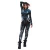 Men Women Mechanical Armor Cosplay Costume Halloween Party Tight Bodysuits Carnival Romper Zentai Suit
