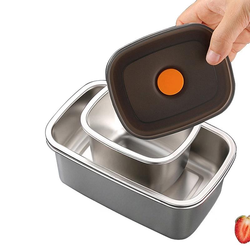 Контейнер для хранения продуктов Ruhan из нержавеющей стали 304