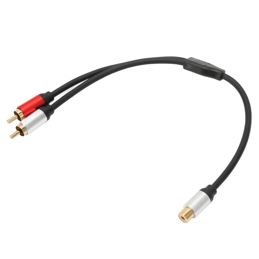 1RCA Female to 2RCA Male Cable 1 Female to 2 Male Y Splitter Удлинительный шнур для ТВ-сабвуфера