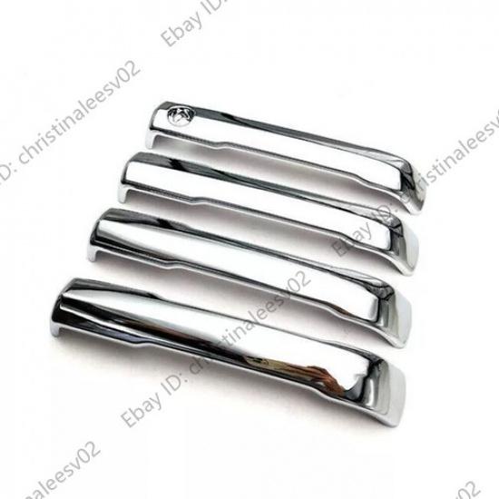 Car Door Outside Handles Chrome Trim Cover Fits Toyota Tundra & Tacoma & Sequoia