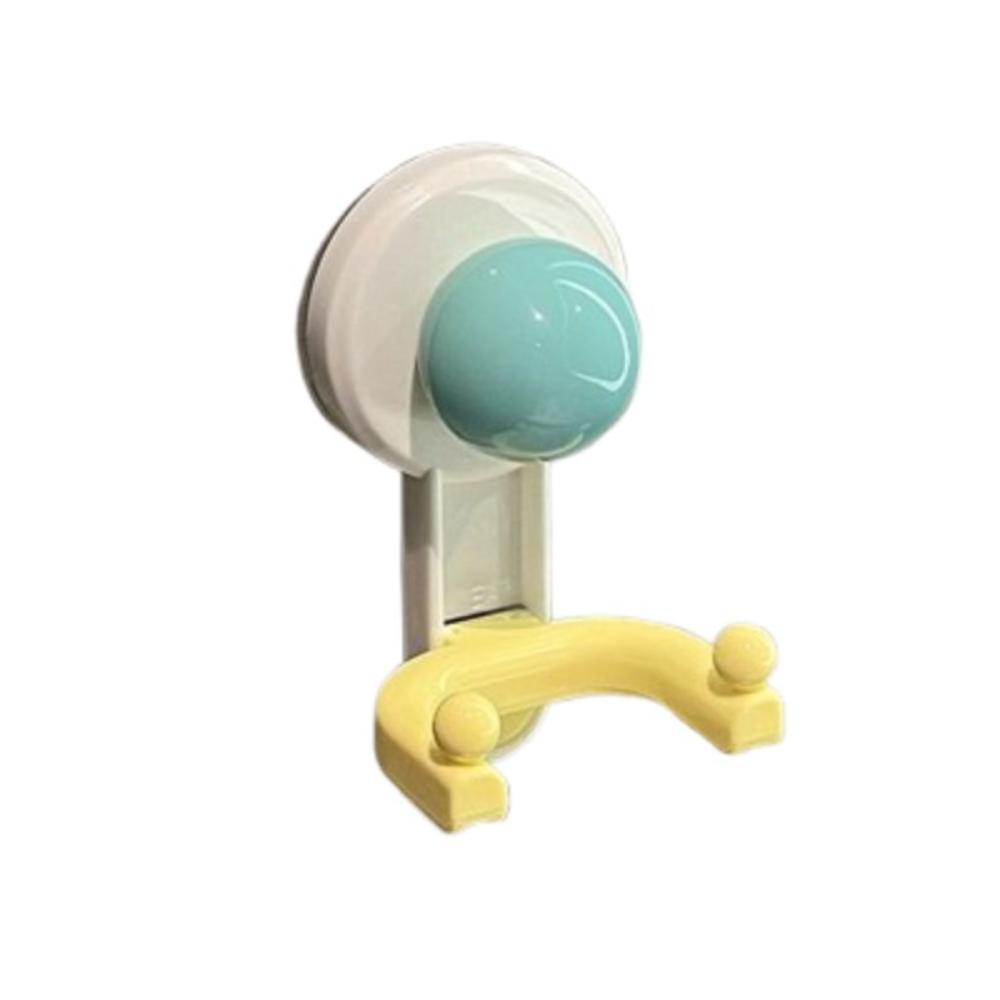 2Pcs Removable Vacuum Double Hooks Traceless Shower Hooks Creative Suction Cup Hooks  Bathroom