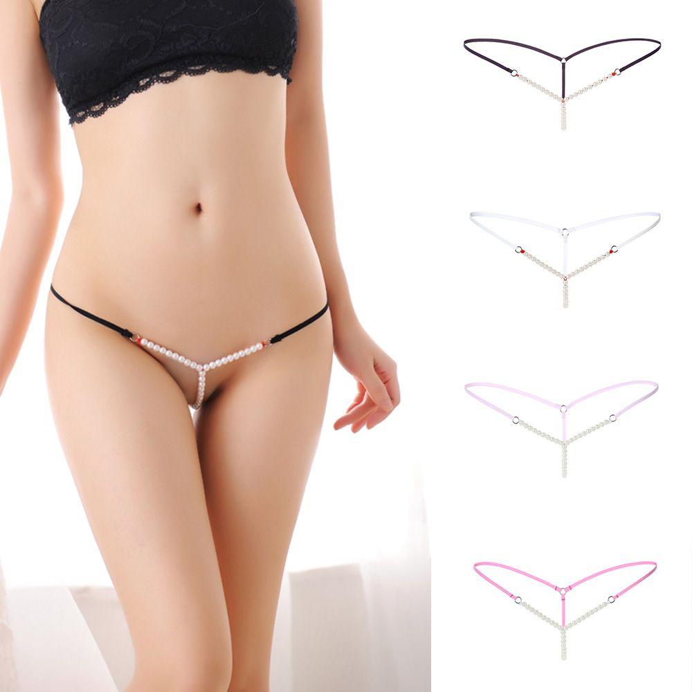 elastic crotchless straps Thongs lingerie T-pants underwear