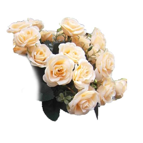 1 букет/12 головок искусственные розы шелковый цветок домашний декор свадебного букета