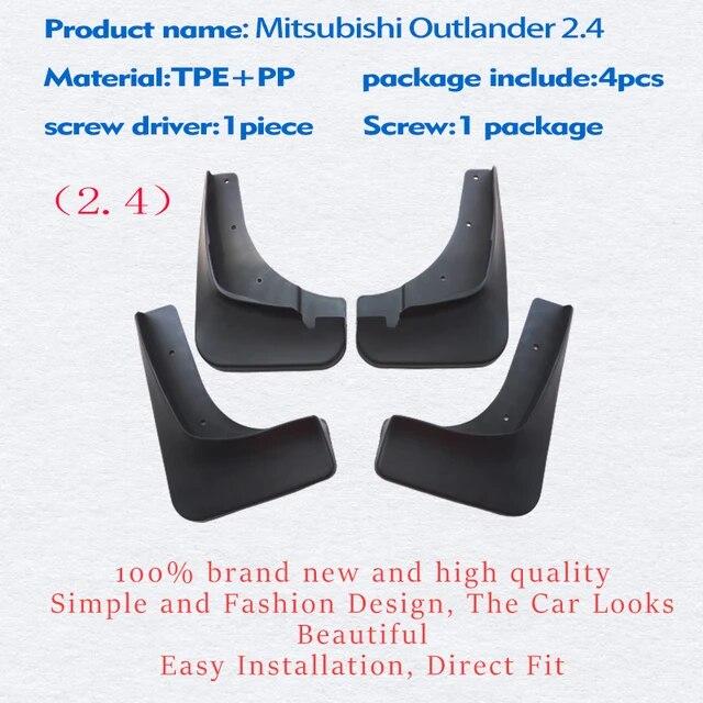 Для Mitsubishi Outlander 2006 2007 2008 брызговики Fender брызговики брызговики автомобильные аксессуары авто стильный брызговик