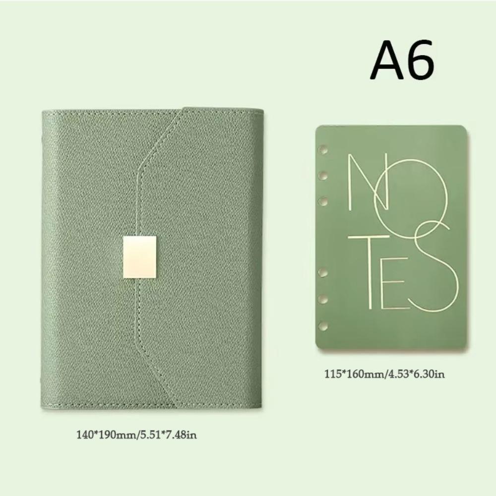 A6/A5 Binder Notebook PU Leather Travel Journal Notebook Premium Refillable Notebook