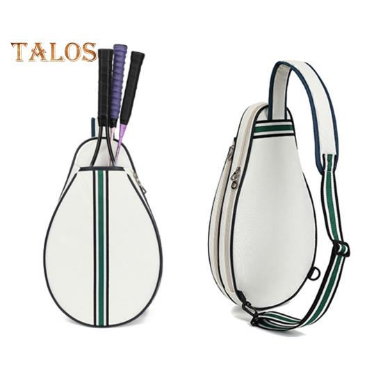 Теннисная сумка Большая вместимость Теннисный рюкзак с лямкой через плечо Водонепроницаемая сумка для ракеток через плечо для тенниса, бадминтона, пиклбола