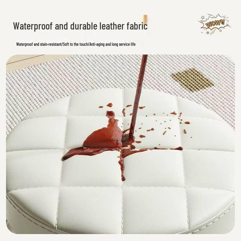 Пластиковое поворотное колесо Мобильный низкий табурет для гостиной или детской комнаты