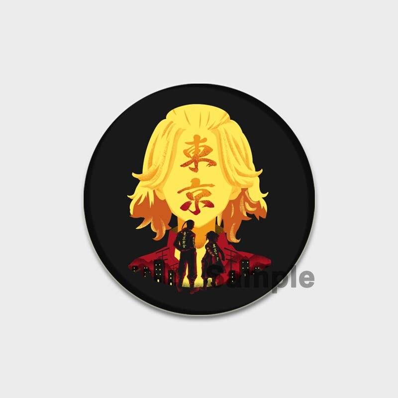 58 мм значок Мстителей Токио, аксессуары в стиле аниме, брошь на булавке, украшение для рюкзака, детские подарочные броши для женщин, ювелирные изделия, одежда, искусство