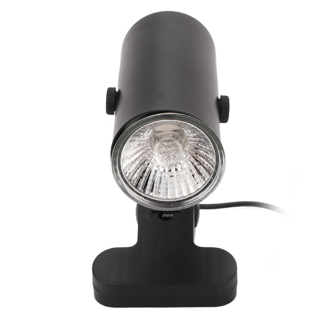 UVA UVB Reptile Light Bulb 50W Full Spectrum Sun Lamp Sunbathe Heat Lamp with Clamp for Amphibians