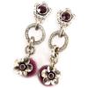 [C5252] - Designer Earrings 'Belle Des Champs' Purple