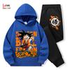 Аниме Худи Брюки 2 шт. 3-14 Лет Детский Спортивный Костюм Одежда DragonBall Худи Goku Мальчики Девочки Спортивный Костюм Идеально для Повседневной Носки на Улице