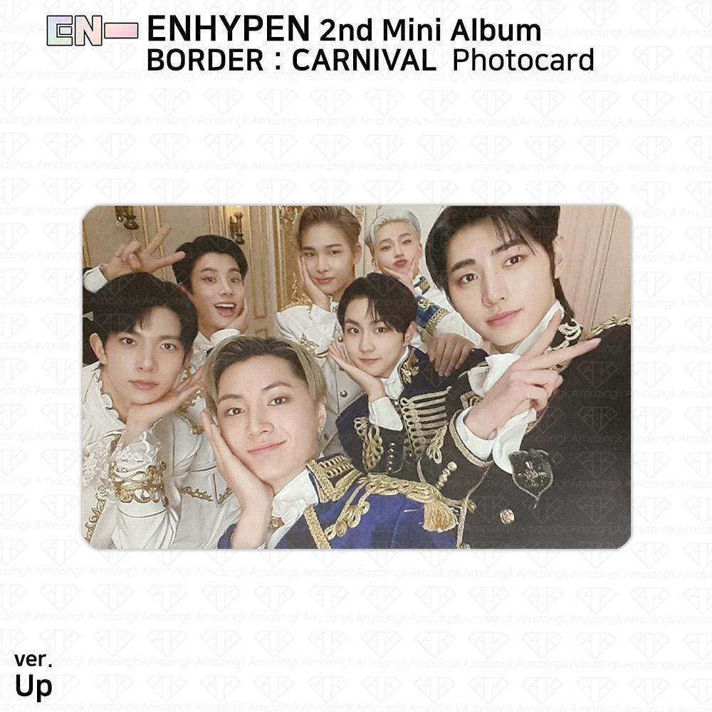 ENHYPEN 2-й мини-альбом Border Carnival, официальная фотокарточка Up Hype Down Ver. KPOP