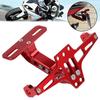 Universal Adjustable Motorcycle License Number Plate Aluminum Turn Bracket Lamp Kits Eliminator Signal Rear CNC Holder R0U1