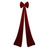 Christmas Bow Decoration Velvet Tree Topper Bow for Christmas Tree Wreath Home Room Wall Backdrop Decor