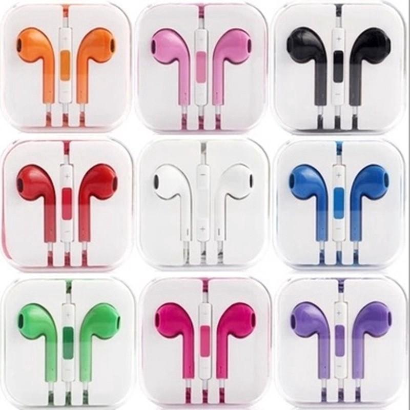 Новые наушники-гарнитура для iPhone 5 5s 6 6s 7 Earpods Наушники с пультом и микрофоном