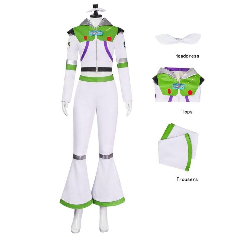 Stylish Buzz Lightyear Women's Bodysuit Cosplay Costume For Halloween Events
