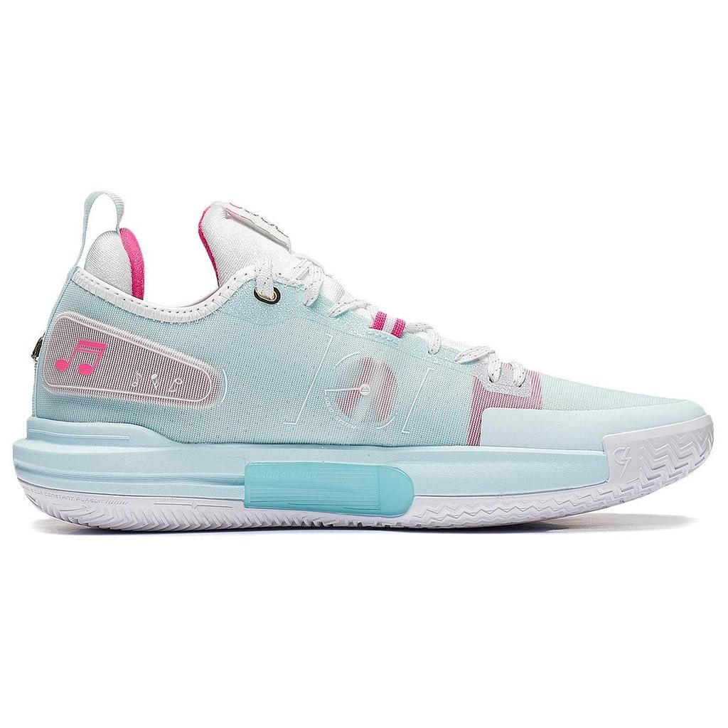 Баскетбольные кроссовки Li Ning Speed 9 Premium, удобные, универсальные, амортизирующие, прочные, с низким верхом, мужские, светло-синие, ABAT015-1