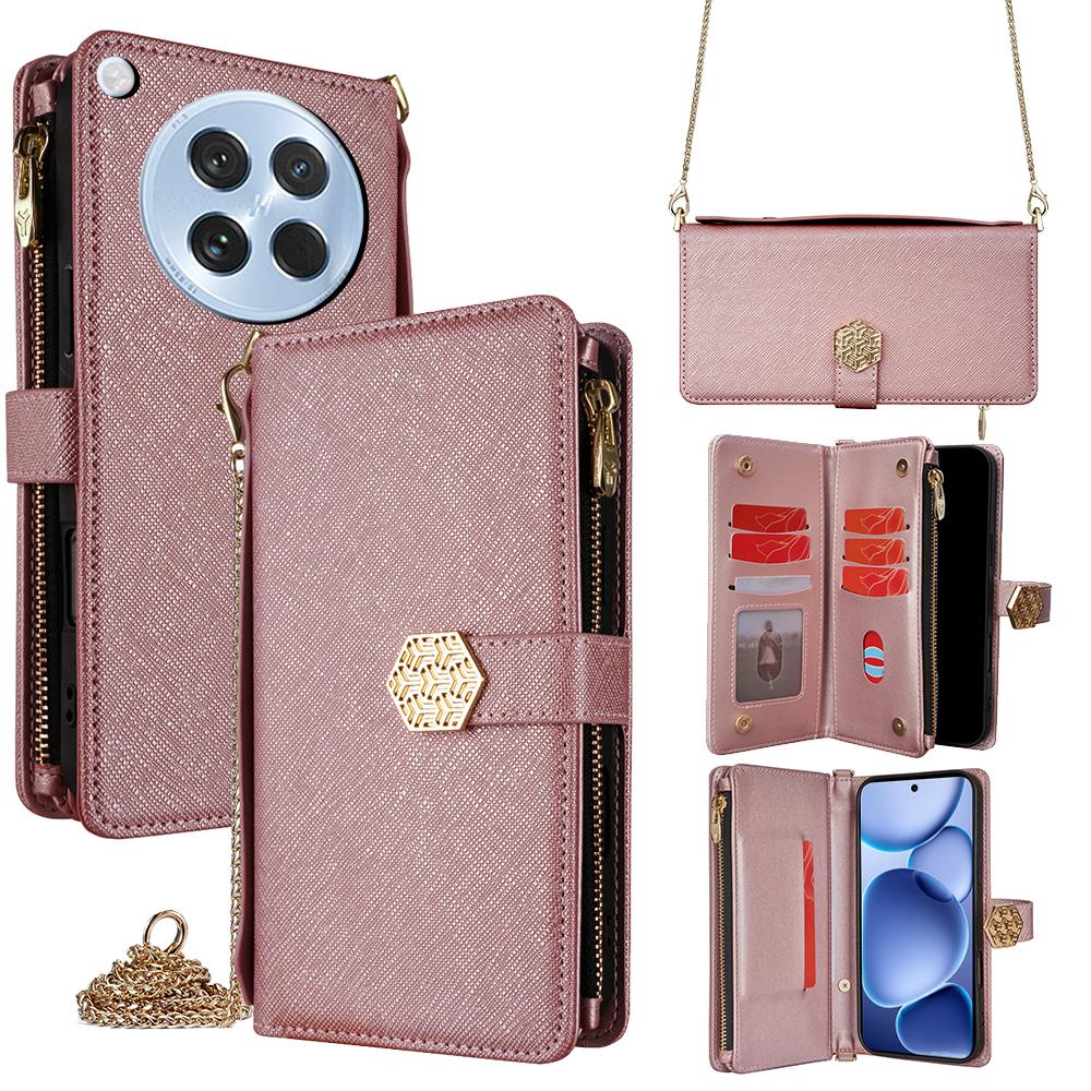 For Oppo Find X8s 5G Case Cross Texture PU Leather+TPU Wallet Phone Cover with Strap