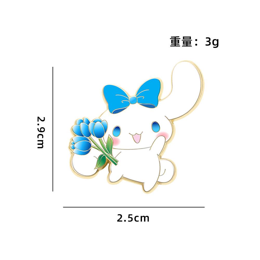 Красивые НОВЫЕ ГОРЯЧИЕ Японские Мультяшные Значки Sanrio Милый Киннаморолл Хелло Китти Булавки Аксессуары Долговечные Высокое Качество