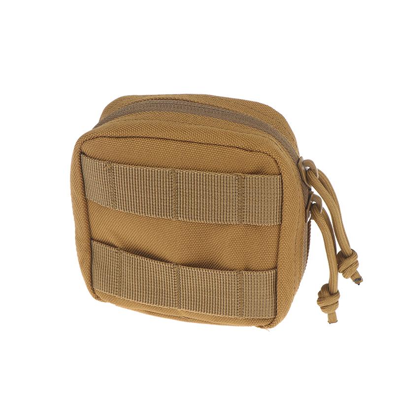 Маленькая тактическая подсумка Микро утилитарная Molle-совместимая сумка Съемный прозрачный карман для ID Мини-нож Компас Фонарик Сумка для хранения карт Пояс