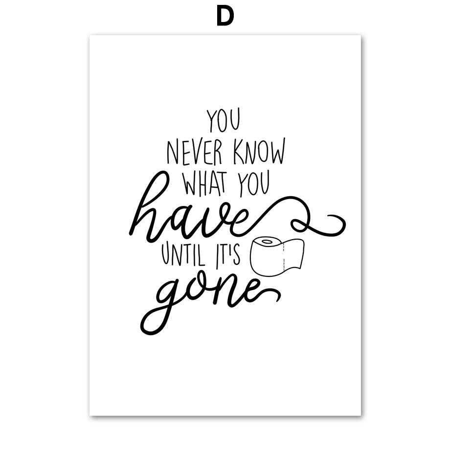 Забавная цитата, щетка для туалетной бумаги, зубы, ванна, настенная живопись на холсте, постеры на скандинавскую тему и принты, настенные панно для декора ванной комнаты