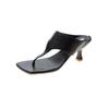 Korean Version of Simple Outer Wear Flip-flops Women's Summer 2025 New Fashionable Versatile Thin Heel Square Head High Heel Cool Slippers