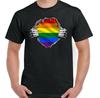LGBT T-SHIRT Gay Pride Peace Equality Unisex Top Tee Lesbian Ripped Gym Top Tee