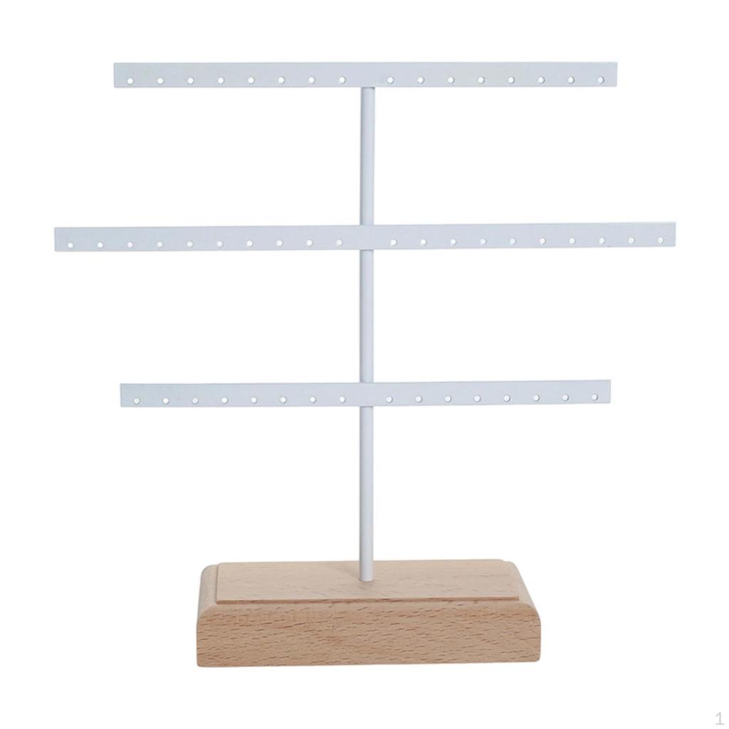 Серьги-органайзеры, подвесные держатели, подарок для мамы, 3 яруса, серьги-гвоздики, ювелирные изделия, дисплей