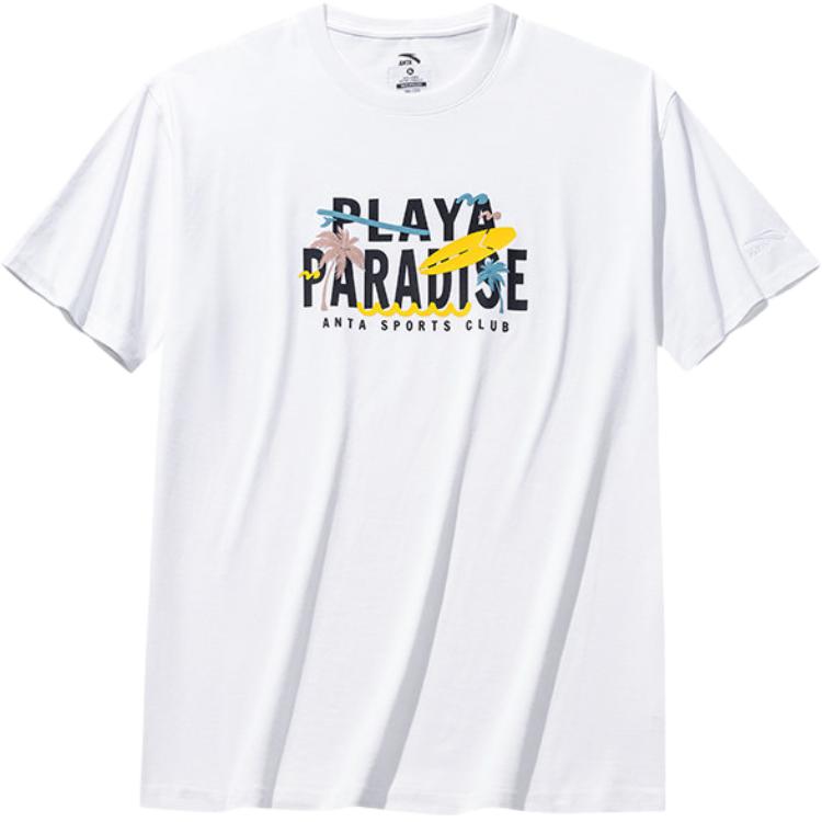 Anta Life Collection T Shirt Men's Snowflake White 152528108-1