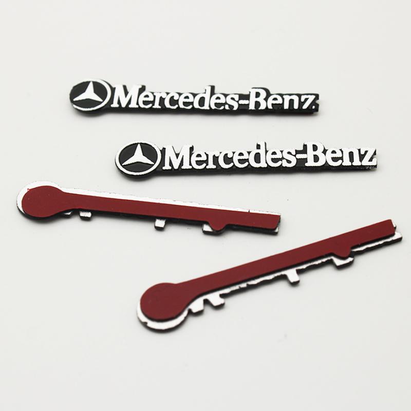 TEP3 For Mercedes Benz AMG W204 W203 W211 W212 W213 W205 W210 W201 W126 Aluminum Car Audio Decoration Sticker Badge Decal Accessories