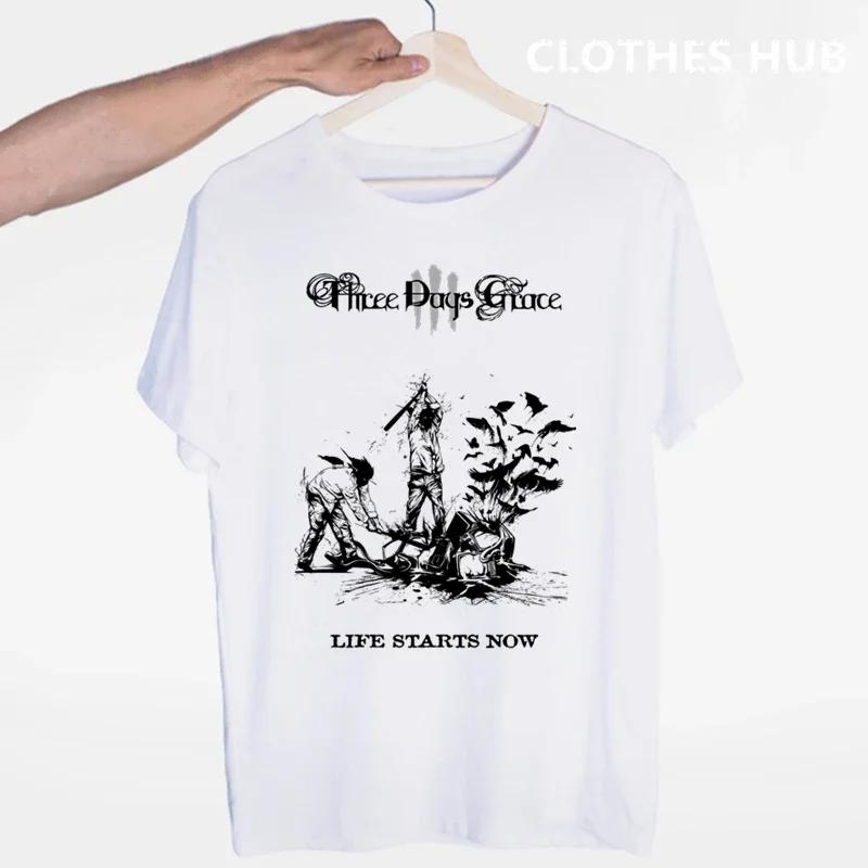 Three Days Grace Music Band T-shirt O-Neck Short Sleeves Summer Casual Fashion Unisex Unisex And Wo Unisex Tshirt Shirt
