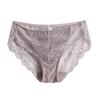 1 Pc Low Waist Sexy Lace Triangle Briefs Silky Smooth and High Elasticity Silk Home Underwear Briefs