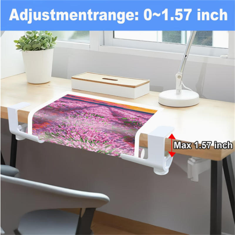 Diamond Painting Scroll Holder Clamp Table Clip Easy Roll Up Craft Supply Organizer Diamond Painting Tool