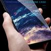 Чехол для телефона Samsung Galaxy A54 5G с узором, закаленное стекло + ПК + ТПУ
