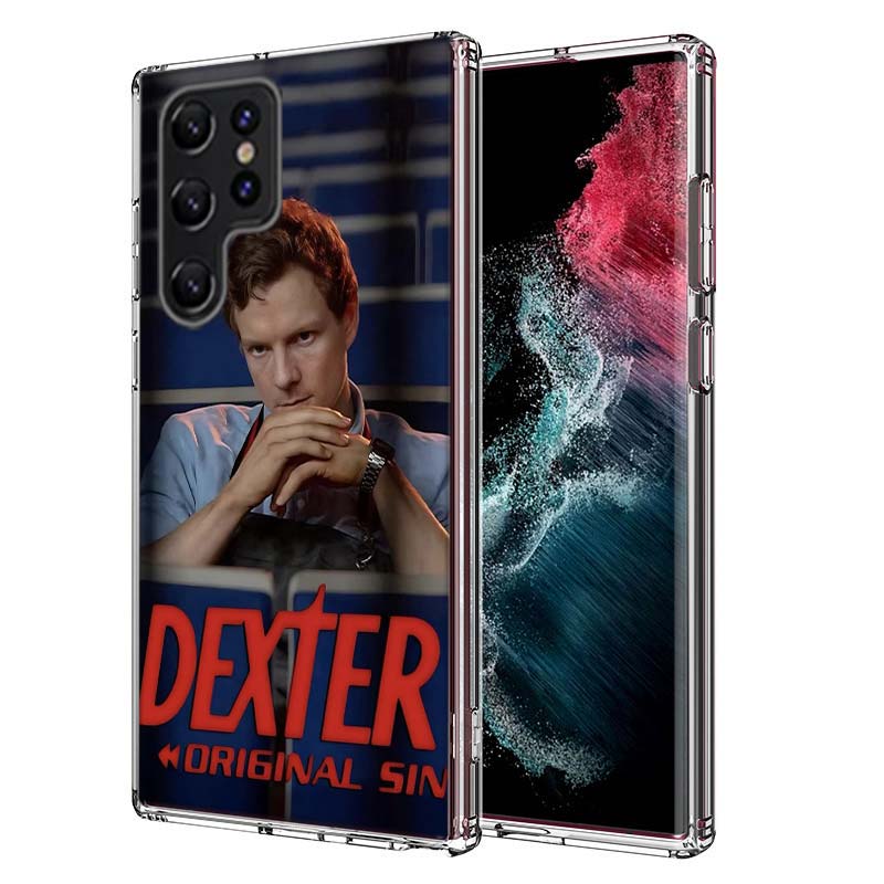 TV Show Dexter Morgan Capa Phone Case For Samsung S26 Ultra S25 Edge Galaxy S23 S21 S20 S24 FE S22 S10 Plus Cover Clear TPU Shel