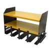 Power Tool Organizer 4 Slots Iron Structure Multifunctional Compact Drill Holder Wall Mount for Workshop Warehouse